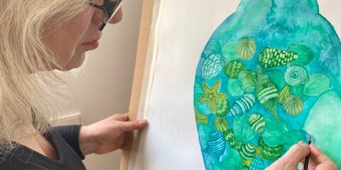 comprar acuarelas de mar online - nora pintando