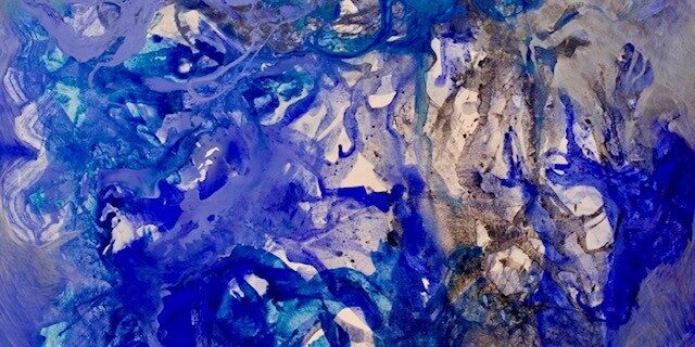 comprar obras de arte en acrilico online - azul