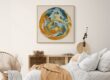 comprar pintura sobre papel online - cama