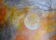 comprar pinturas de paisajes online - naranja