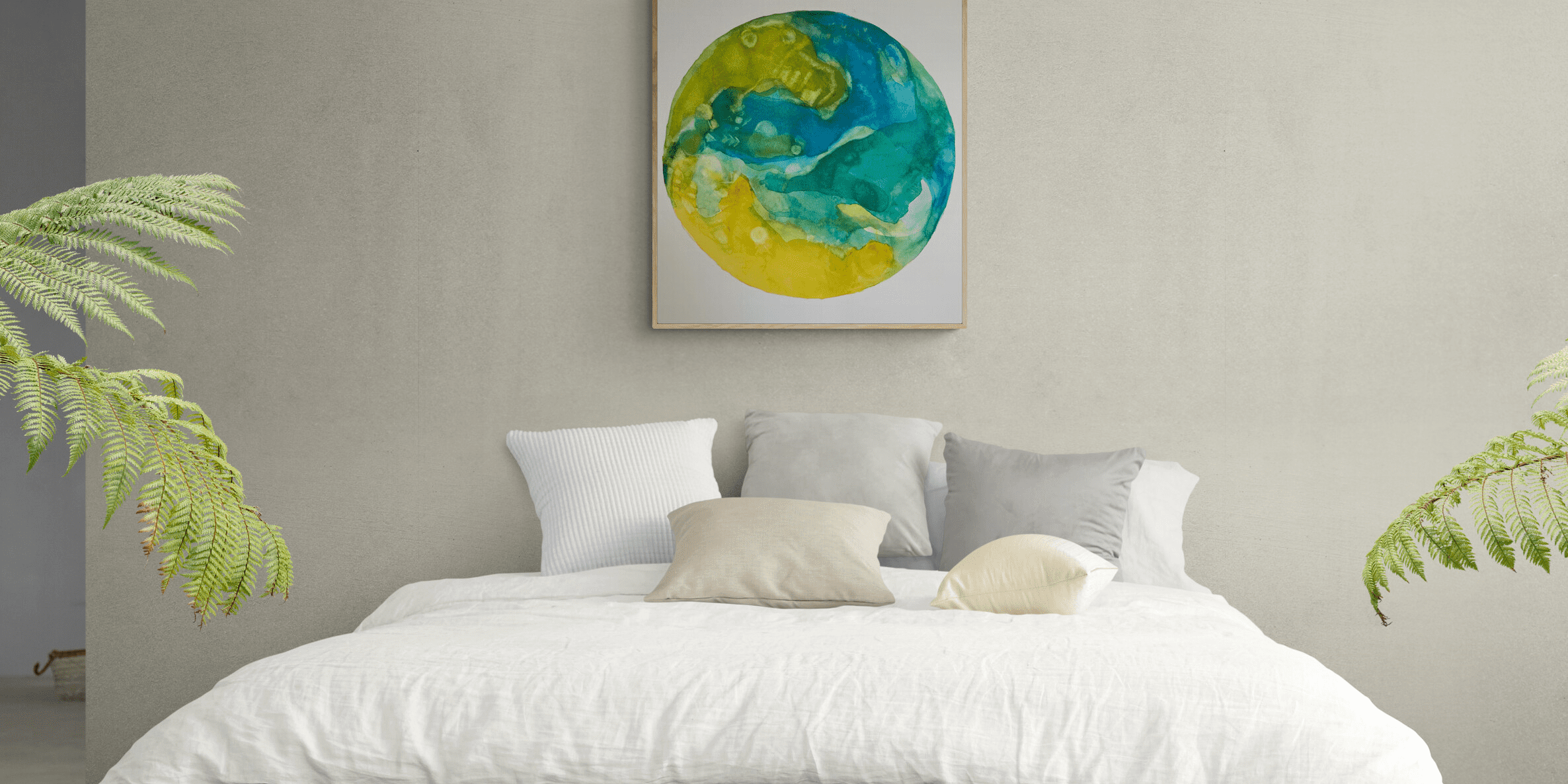 comprar obras de arte online - cama