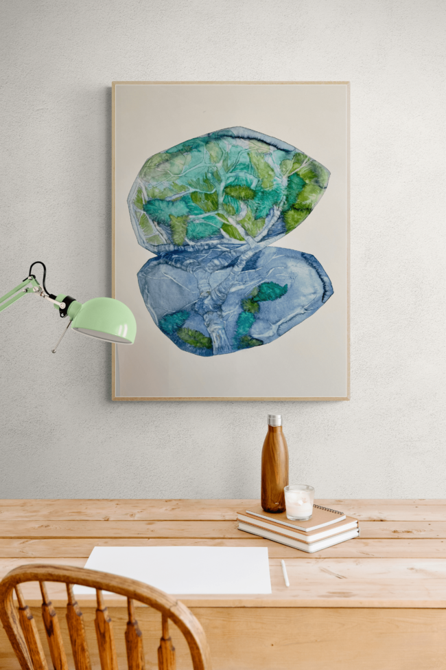 tienda online de acuarelas originales - lampara