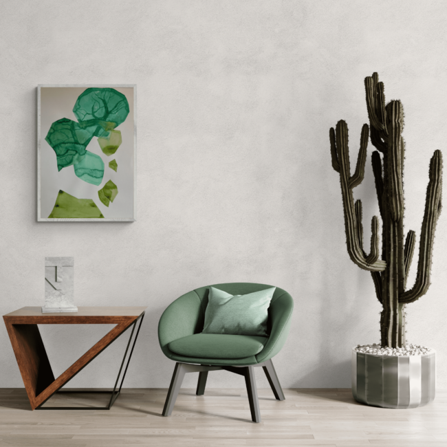 comprar acuarelas originales online - cactus